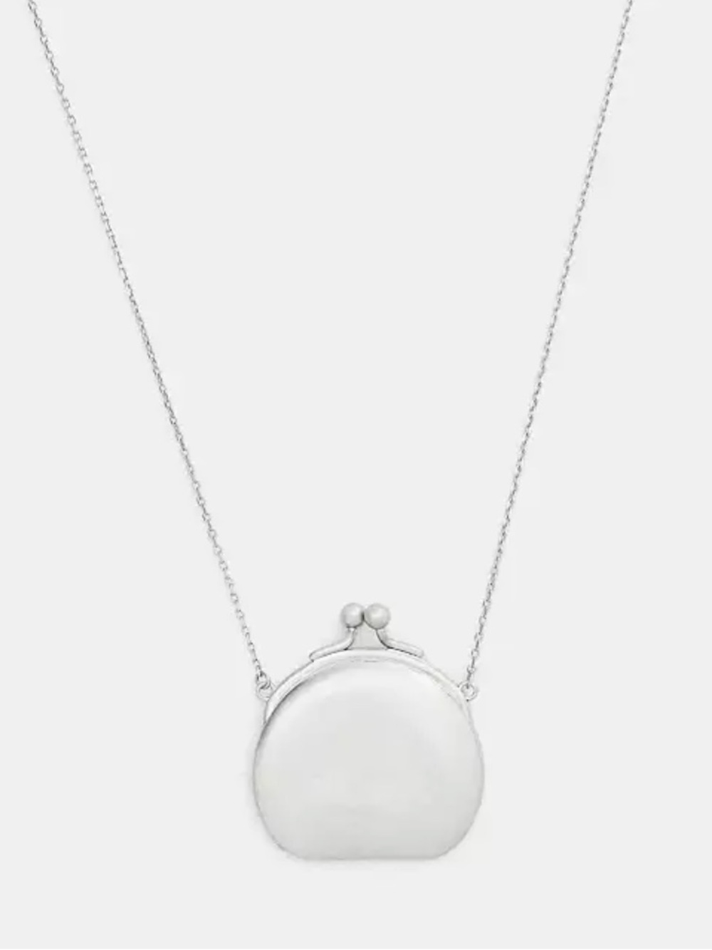 NWT Coach Kisslock Runway Coin Purse
Long Necklace in Silver